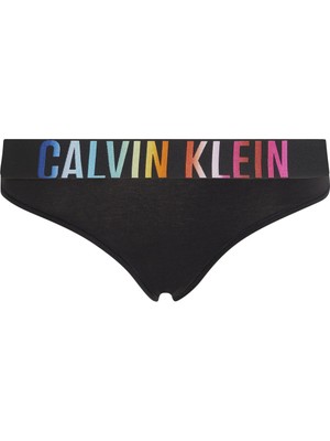 Calvin Klein Siyah - Çok Renkli Kadın Tanga 000QF7833E