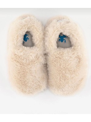 Hopfrög Furry Furry Kırık Beyaz Barefoot Patik