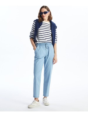 LC Waikiki Lcwaıkıkı Classic Beli Lastikli Carrot Fit Kadın Jean Pantolon