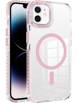 Alan Tech iPhone 11 Uyumlu Alt Kılıf Magsafe Şarj Özellikli Airbagli Takılabilir Askı Aparatlı Zore Nana Kapak
