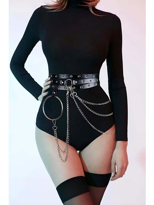Mulvix Mulvxjrt JRT02 Zincirli  Deri Harness - 731 (Mulvix)
