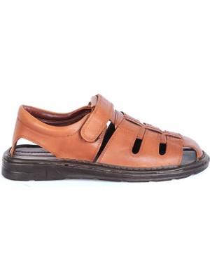 Moda Ayakkabı 659 Erkek Deri Sandalet