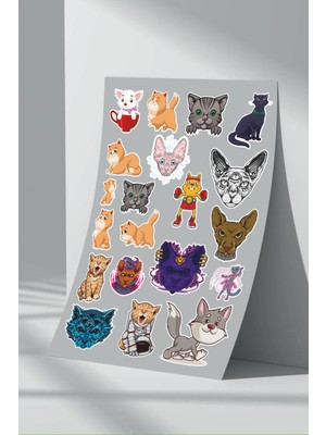 StickerMarket Kedi Sticker Seti (23)