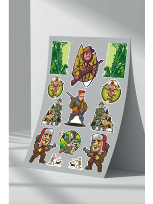 Stickermarket Avcı Sticker Seti