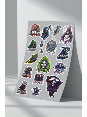 Stickermarket Reaper Sticker Seti (5)