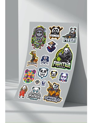 StickerMarket Panda  Sticker Sticker Seti (2)