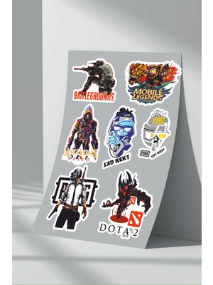 Stickermarket Gaming Sticker Seti (2)