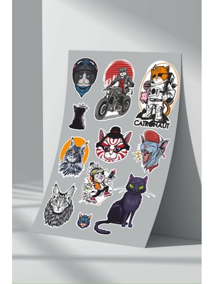 Stickermarket Kedi Sticker Seti (6)