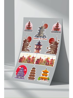 StickerMarket Japon Evi Sticker Seti
