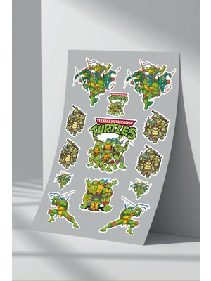 StickerMarket Ninja Turtle Sticker Seti