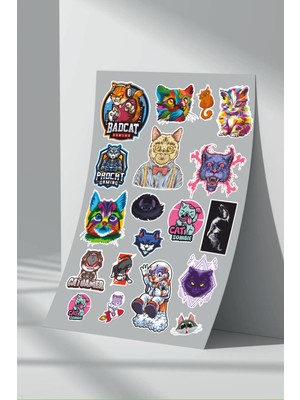 Stickermarket Kedi Sticker Seti (2)