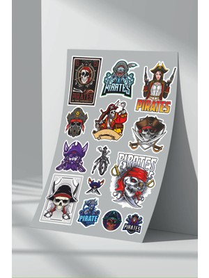 Stickermarket Korsan Kurukafa Sticker Seti (4)