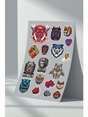 Stickermarket Köpek Sticker Seti (16)