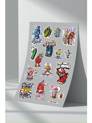 Stickermarket Grafiti Sticker Seti (1)