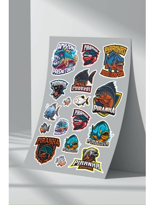 StickerMarket Pirana Sticker Seti