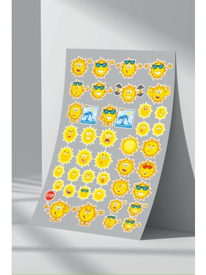 Stickermarket Güneş Sticker Seti (2)