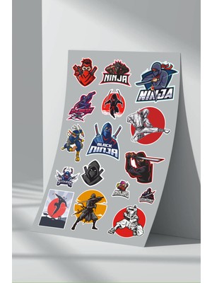 Stickermarket Ninja Sticker Seti (2)