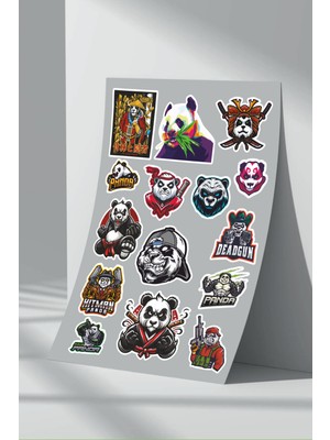 StickerMarket Panda  Sticker Sticker Seti (5)