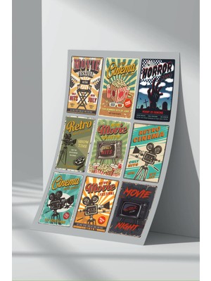 Stickermarket Cinema Movie Sticker Seti