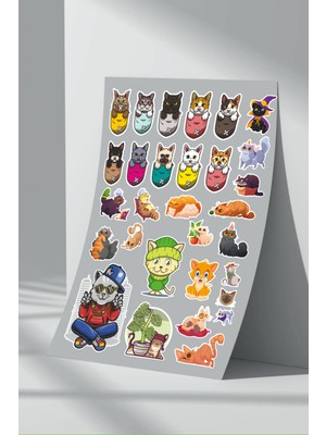 StickerMarket Kedi Sticker Seti (13)