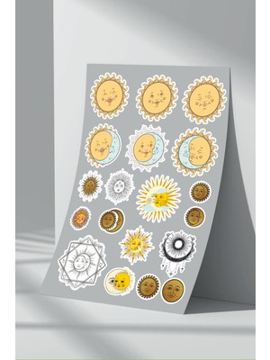 Stickermarket Güneş Sticker Seti (1)