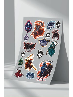 Stickermarket Reaper Sticker Seti (1)