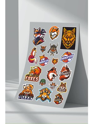 Stickermarket Tilki Fox Sticker Seti (1)