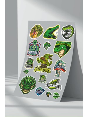 Stickermarket Timsah Sticker Seti (4)