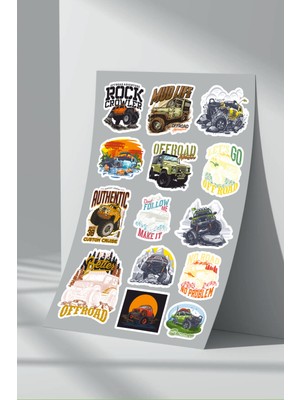 Stickermarket Offroad Arazi Sticker Seti (1)