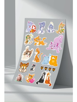 Stickermarket Kedi Sticker Seti (14)