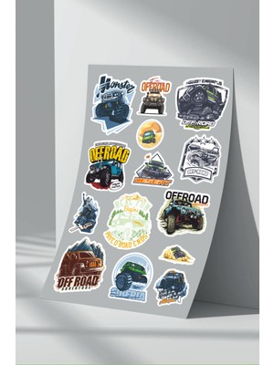 Stickermarket Offroad Arazi Sticker Seti (2)