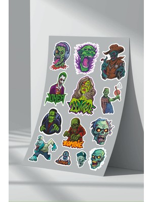 StickerMarket Zombi Sticker Seti (1)