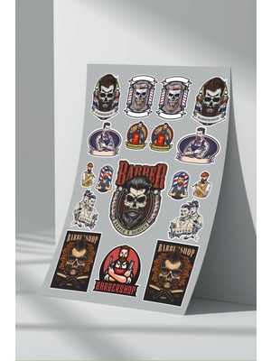 Stickermarket Kurukafa Berber Sticker Seti