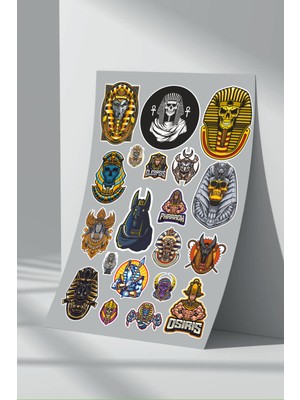 Stickermarket Antik Mısır Sticker Seti (5)