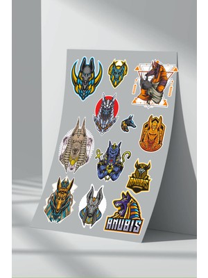Stickermarket Antik Mısır Sticker Seti (9)