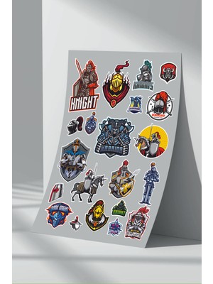 StickerMarket Knight Sticker Seti (1)