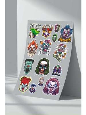 Stickermarket Palyaço Sticker Seti (2)