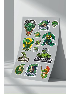 Stickermarket Timsah Sticker Seti (1)