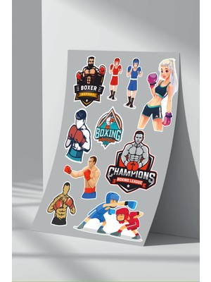 StickerMarket Boksör Sticker Seti (2)