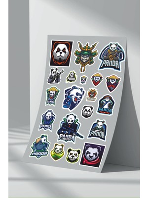 StickerMarket Panda  Sticker Sticker Seti (1)