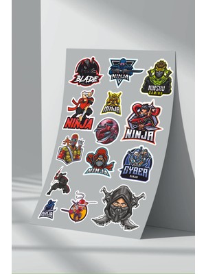 StickerMarket Ninja Sticker Seti (3)