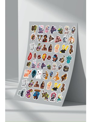 Stickermarket Laptop Sticker Seti (2)