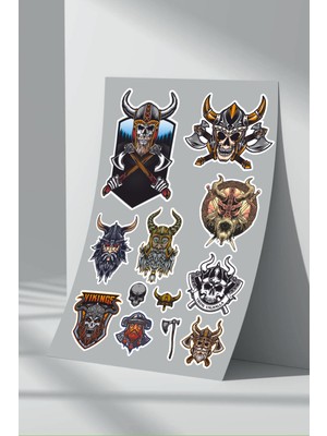 StickerMarket Viking Sticker Seti (3)