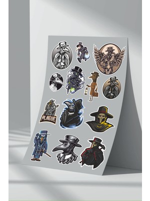 Stickermarket Plague Sticker Seti