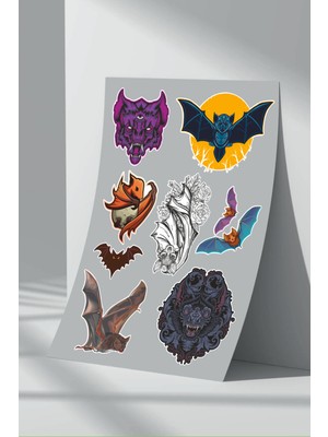 StickerMarket Yarasa Bat Sticker Seti (2)