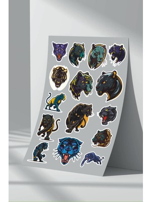 Stickermarket Panter Sticker Seti (4)