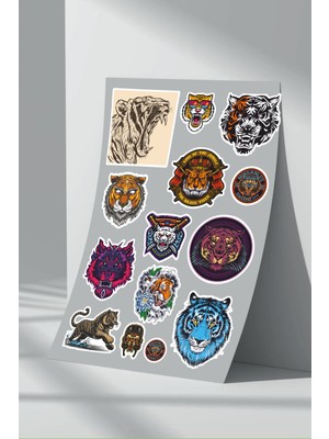 StickerMarket Kaplan Sticker Seti (3)