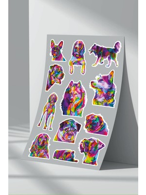 Stickermarket Köpek Sticker Seti (18)