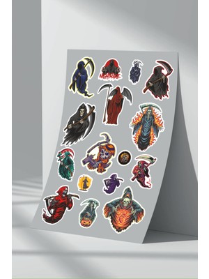 Stickermarket Reaper Sticker Seti (3)