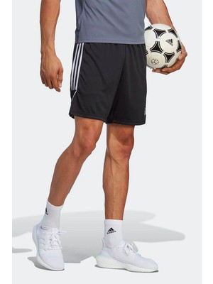 Dokuma Erkek Futbol Şort Tiro 23 Sho HT6129 Type 1 Sportswear Futbol Regular Tekli Siyah Normal Bel